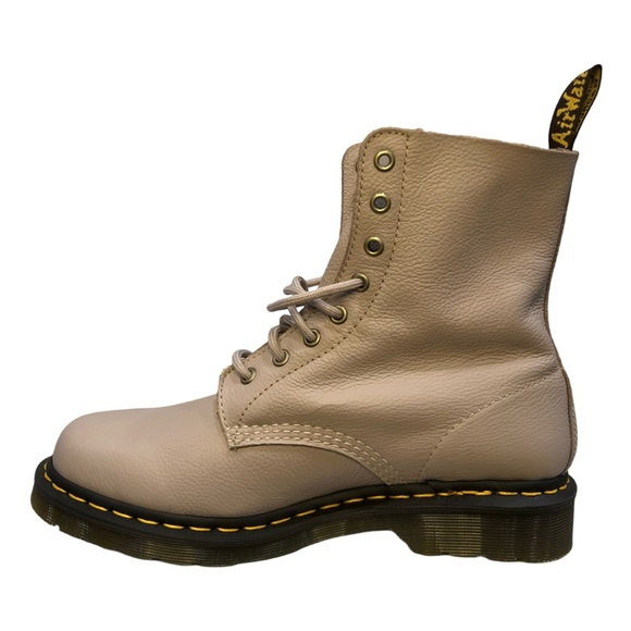 Dr. Martens 1460 Pascal Boots NWT/NWB | Vintage Taupe | Leather Women's Size 10 - Picture 6 of 10